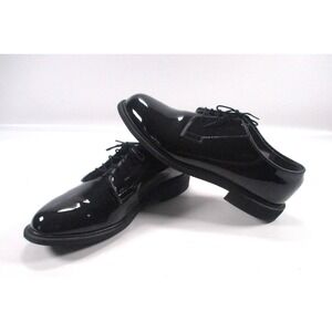 Bates 00941C High Gloss Black Oxford‎ Dress Shoes Mens Size 13 D Uniform Shoes
